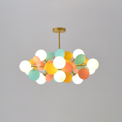 Modern Off-White Tree Branch Ceiling Chandelier