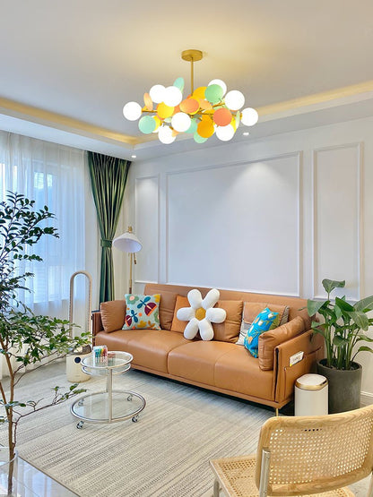 Modern Off-White Tree Branch Ceiling Chandelier