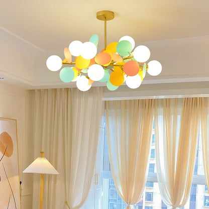 Modern Off-White Tree Branch Ceiling Chandelier