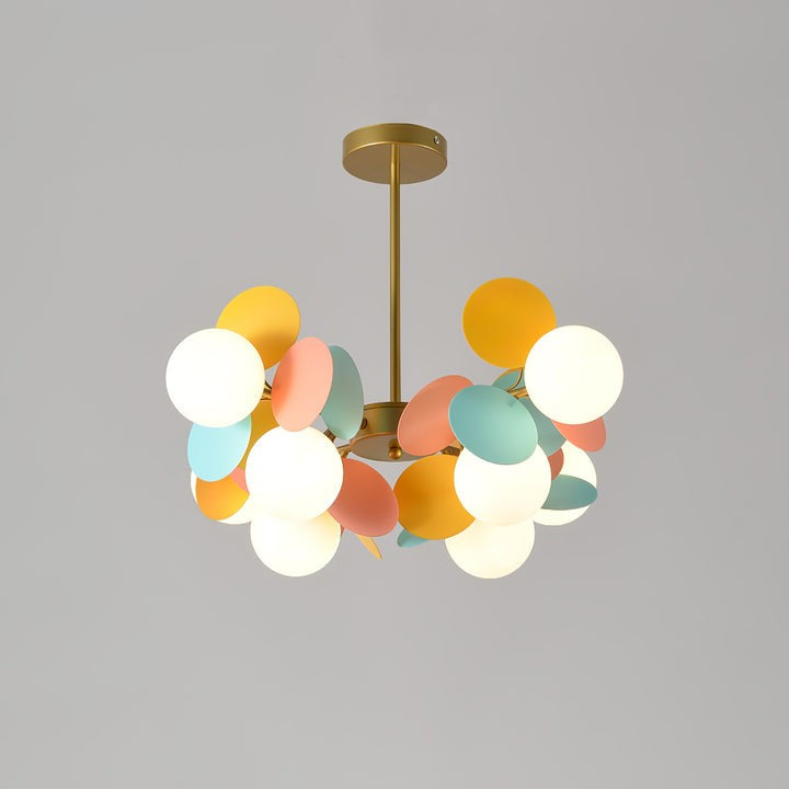 Modern Off-White Tree Branch Ceiling Chandelier