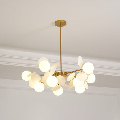 Modern Off-White Tree Branch Ceiling Chandelier