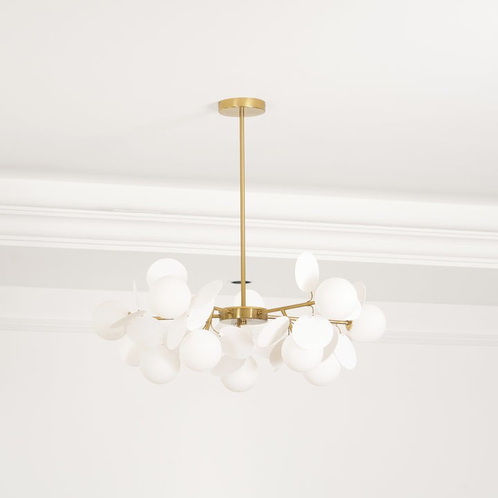 Modern Off-White Tree Branch Ceiling Chandelier