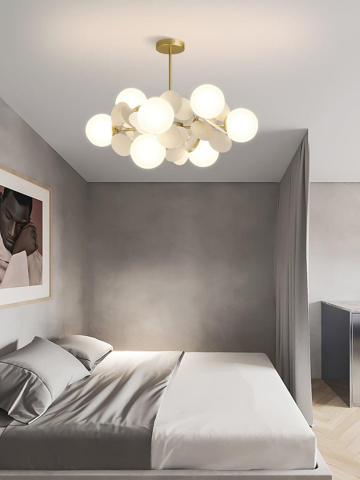 Modern Off-White Tree Branch Ceiling Chandelier