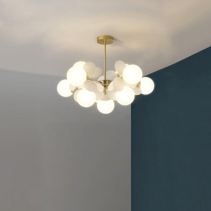 Modern Off-White Tree Branch Ceiling Chandelier