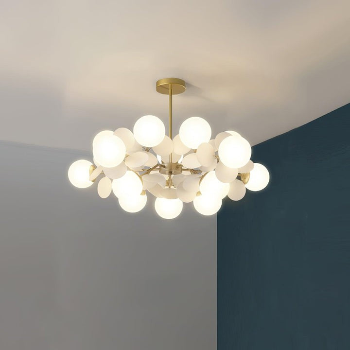 Modern Off-White Tree Branch Ceiling Chandelier
