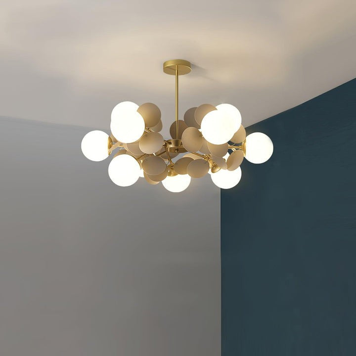 Modern Off-White Tree Branch Ceiling Chandelier