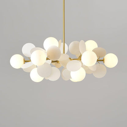 Modern Off-White Tree Branch Ceiling Chandelier