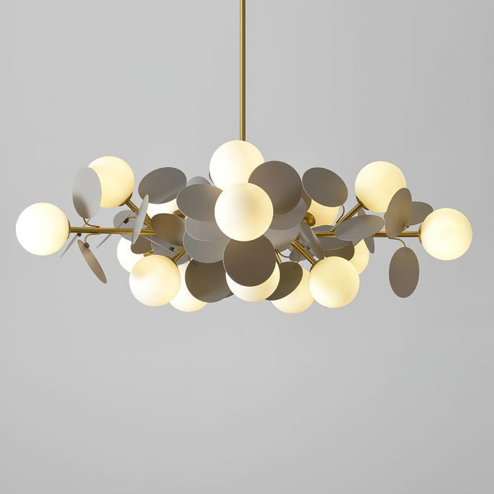Modern Off-White Tree Branch Ceiling Chandelier