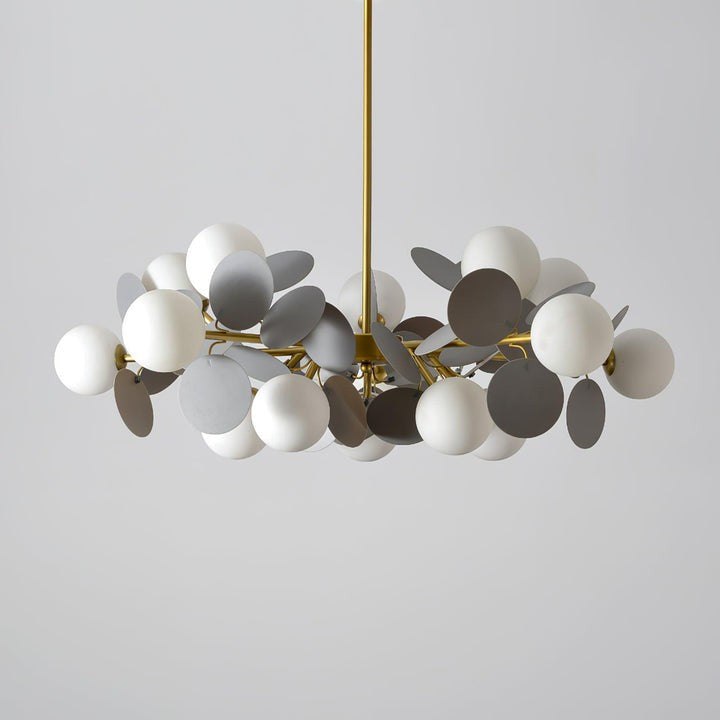 Modern Off-White Tree Branch Ceiling Chandelier