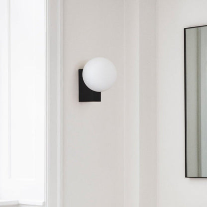 Modern Opal Glass Wall Sconce – Geometric Ambient Lighting