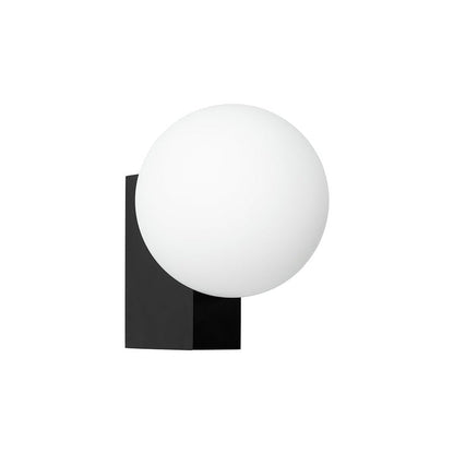 Modern Opal Glass Wall Sconce – Geometric Ambient Lighting