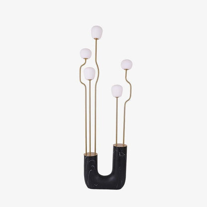 Modern Resin & Glass LED Floor Lamp