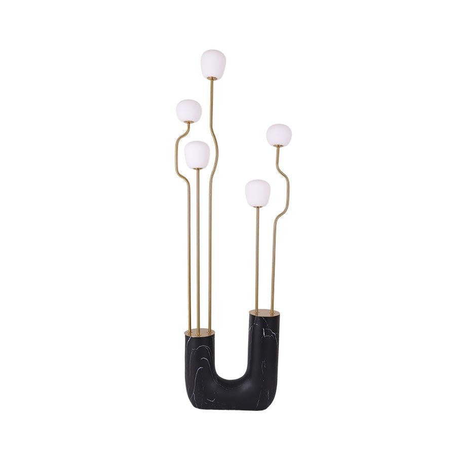 Modern Resin & Glass LED Floor Lamp