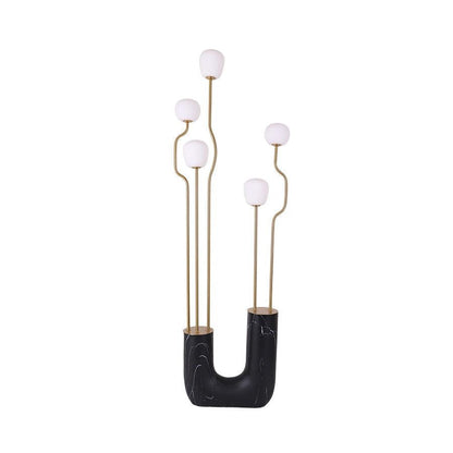 Modern Resin & Glass LED Floor Lamp