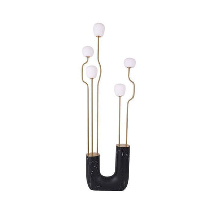 Modern Resin & Glass LED Floor Lamp