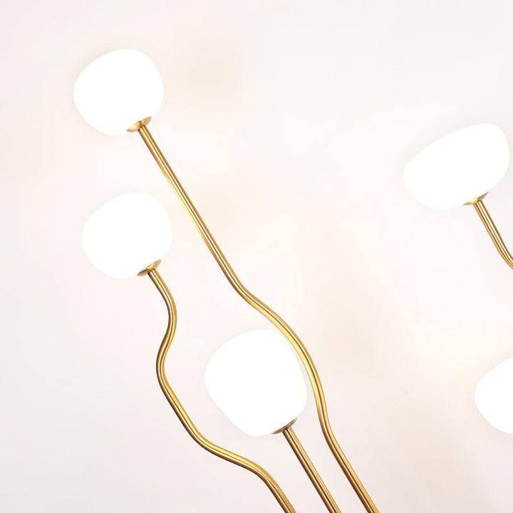 Modern Resin & Glass LED Floor Lamp