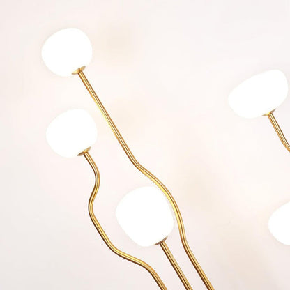 Modern Resin & Glass LED Floor Lamp