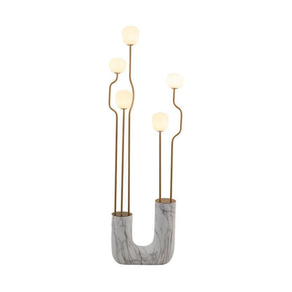 Modern Resin & Glass LED Floor Lamp