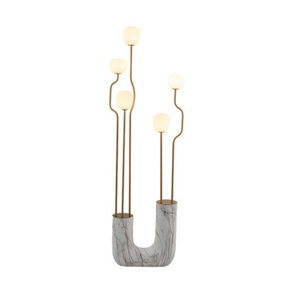Modern Resin & Glass LED Floor Lamp