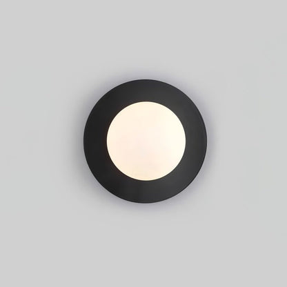 Modern Round Glass Art Wall Sconce