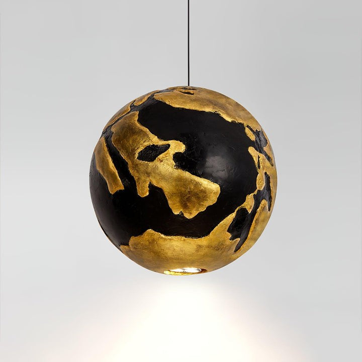Modern Sculptural Foam-Composite Pendant Lamp