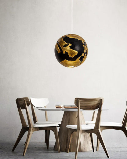 Modern Sculptural Foam-Composite Pendant Lamp