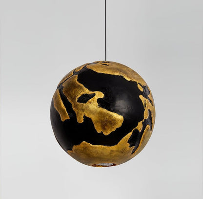 Modern Sculptural Foam-Composite Pendant Lamp