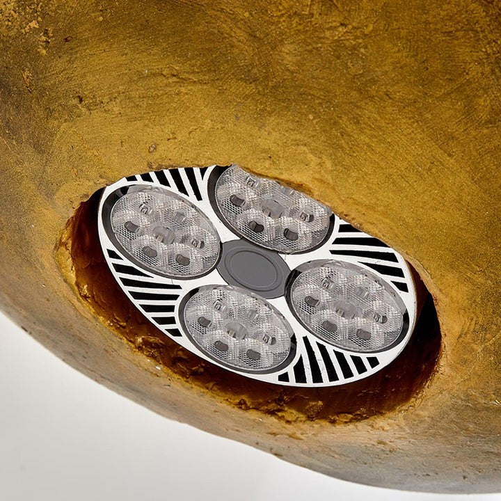Modern Sculptural Foam-Composite Pendant Lamp