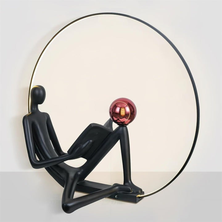 Modern Sculptural LED Floor Lamp for Reading Nooks