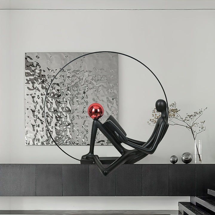 Modern Sculptural LED Floor Lamp for Reading Nooks