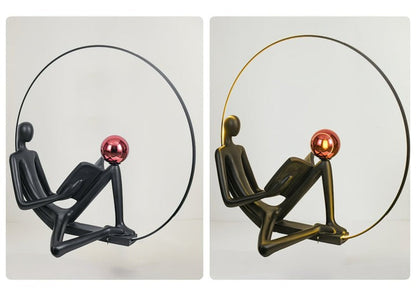 Modern Sculptural LED Floor Lamp for Reading Nooks