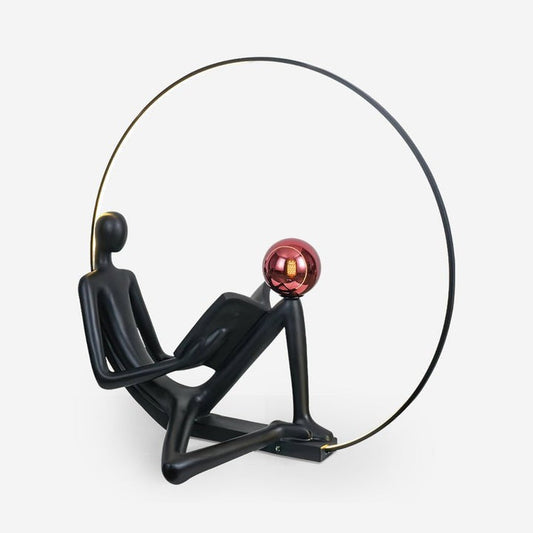 Modern Sculptural LED Floor Lamp for Reading Nooks