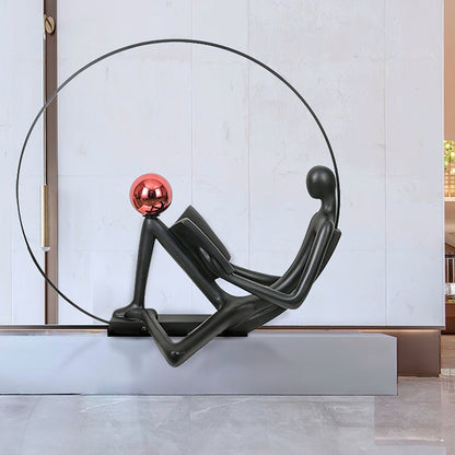 Modern Sculptural LED Floor Lamp for Reading Nooks