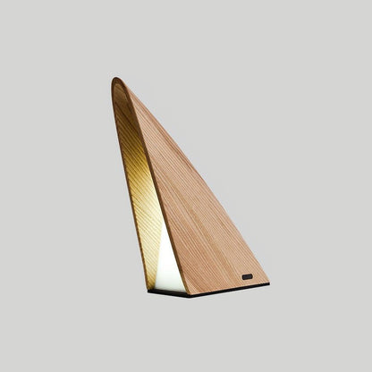 Modern Triangular LED Table Lamp with Dimmable Touch & Rechargeable Battery
