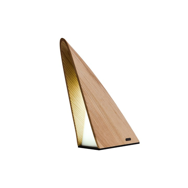 Modern Triangular LED Table Lamp with Dimmable Touch & Rechargeable Battery