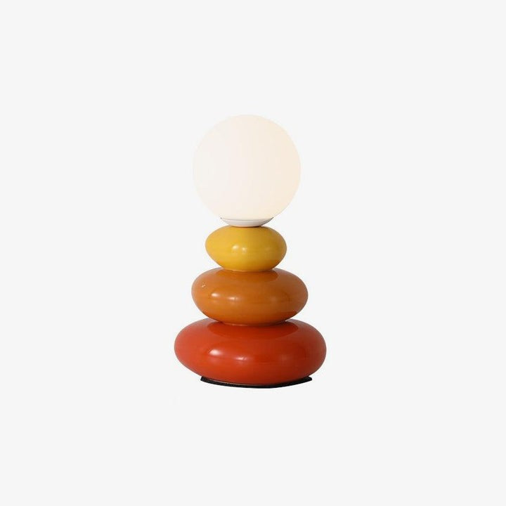Modern Triple Gourd Glass Table Lamp with Integrated LED