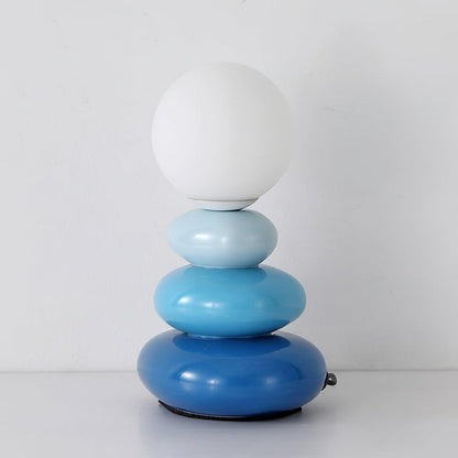 Modern Triple Gourd Glass Table Lamp with Integrated LED