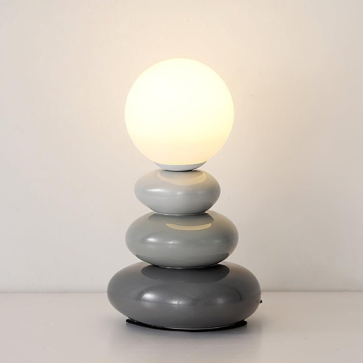 Modern Triple Gourd Glass Table Lamp with Integrated LED