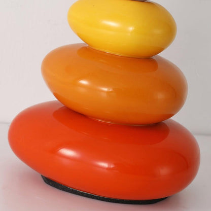 Modern Triple Gourd Glass Table Lamp with Integrated LED
