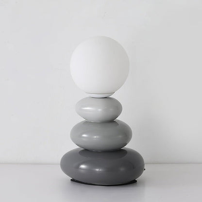 Modern Triple Gourd Glass Table Lamp with Integrated LED