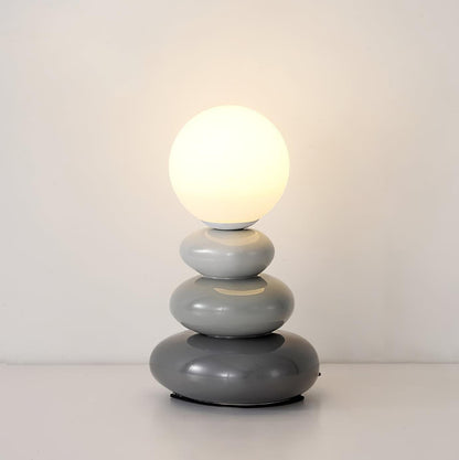 Modern Triple Gourd Glass Table Lamp with Integrated LED