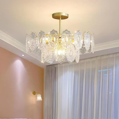 Modern Wave Glass Chandelier