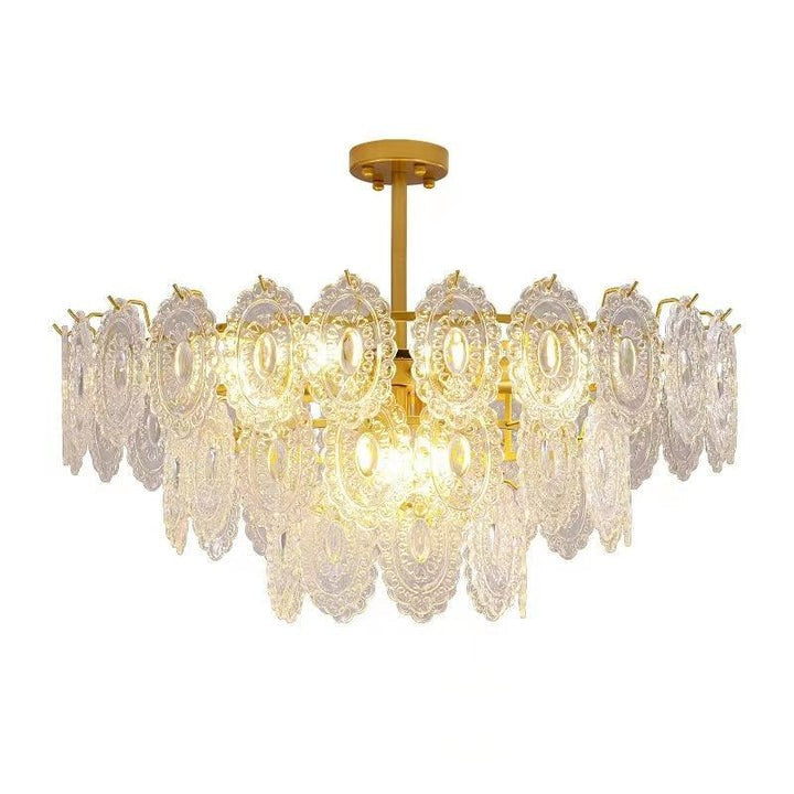 Modern Wave Glass Chandelier