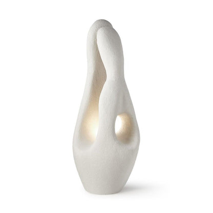 Modern White Polystyrene LED Floor Lamp