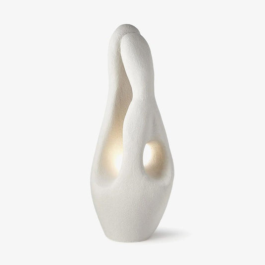 Modern White Polystyrene LED Floor Lamp