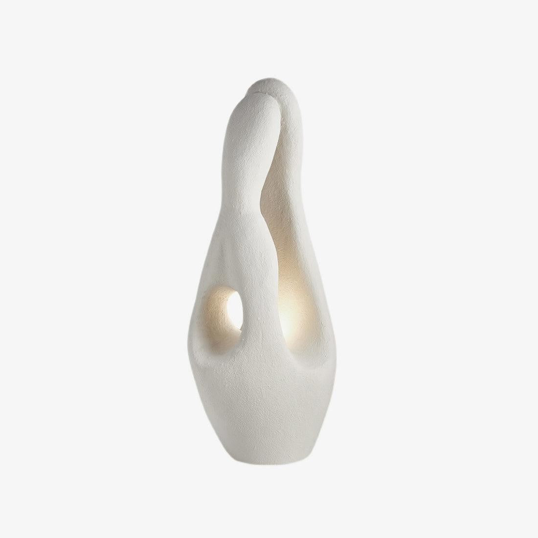 Modern White Polystyrene LED Floor Lamp