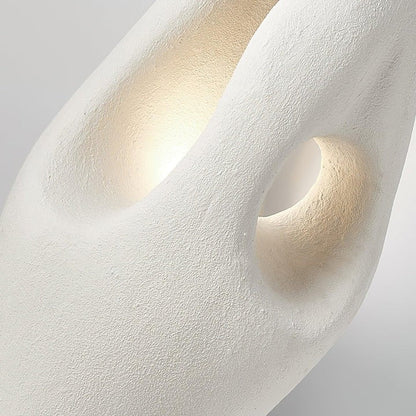 Modern White Polystyrene LED Floor Lamp