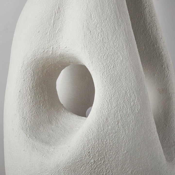 Modern White Polystyrene LED Floor Lamp