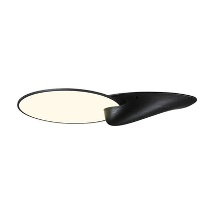 Mountain Peak LED Ceiling Light with Wood Accent