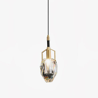 Mouth-Blown Crystal LED Pendant Light
